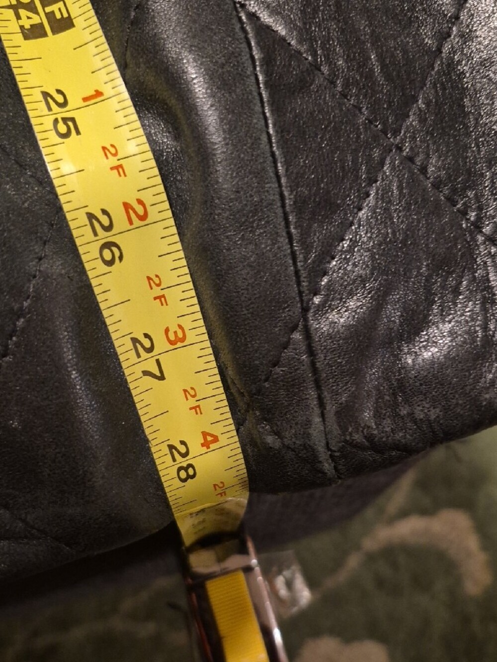 Burberry Black Quilted Leather Button-Front Jacket - Picture 15 of 16